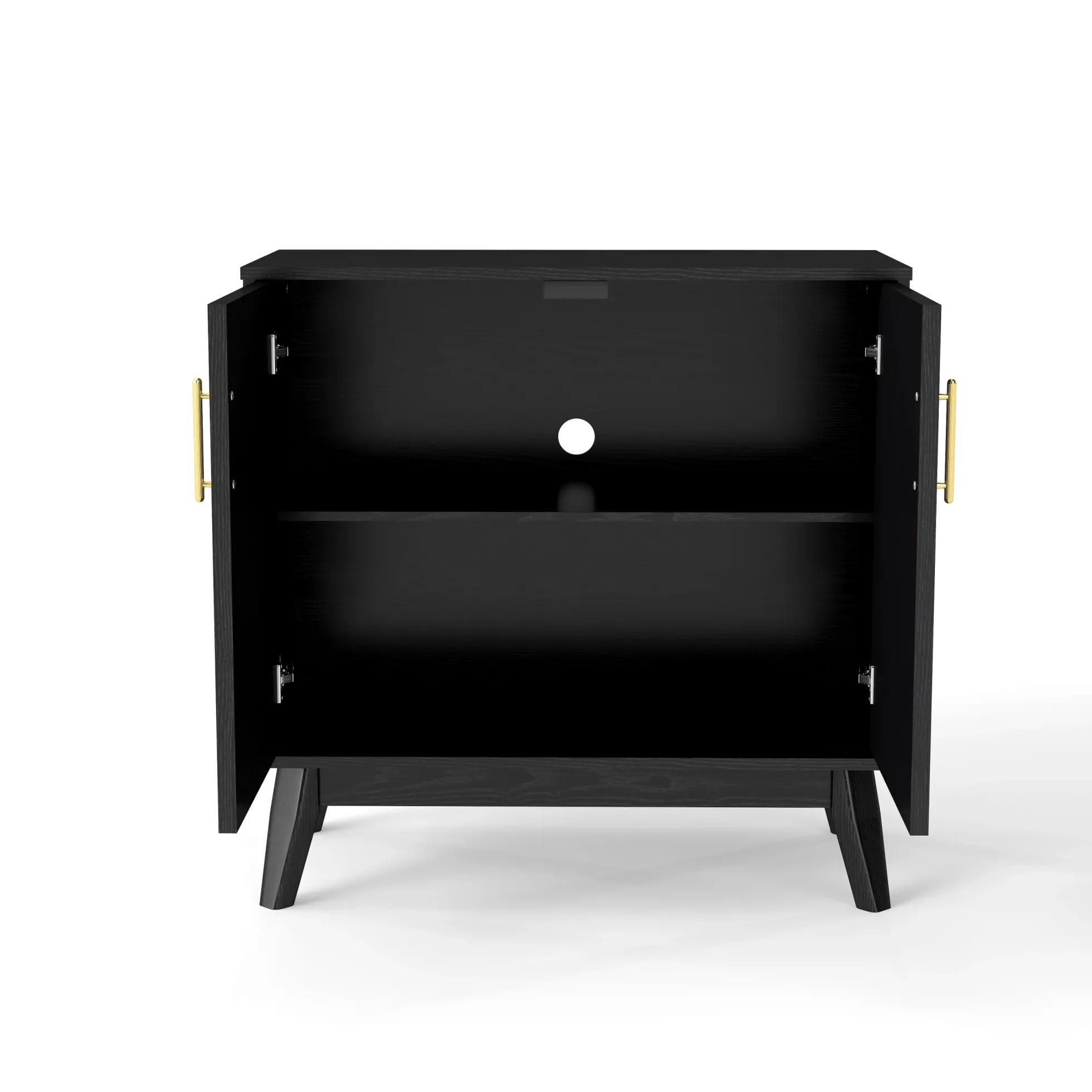 Walker Edison | Mid-Century Modern Fluted Accent Cabinet
