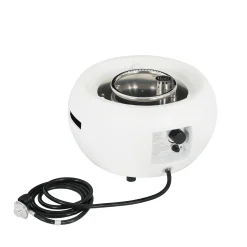Walker Edison | Minimalist Round Design Outdoor Patio MGO Propane Fire Pit