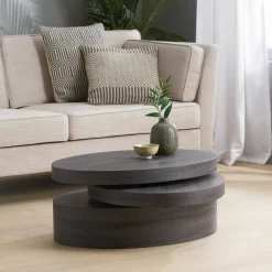 Walker Edison | Minimalist Rotating Coffee Table