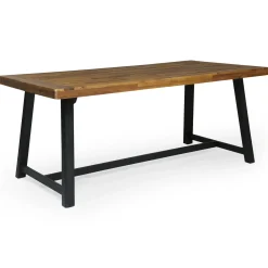 Walker Edison | Modern 7 Pieces Outdoor Patio Dining Set