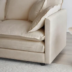 Walker Edison | Modern Chenille 3-Seater Cloud Couch