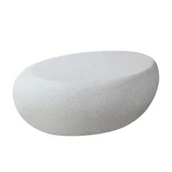 Walker Edison | Modern Minimalist Oval Coffee Table with Sleek Design