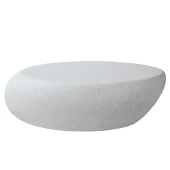 Walker Edison | Modern Minimalist Oval Coffee Table with Sleek Design