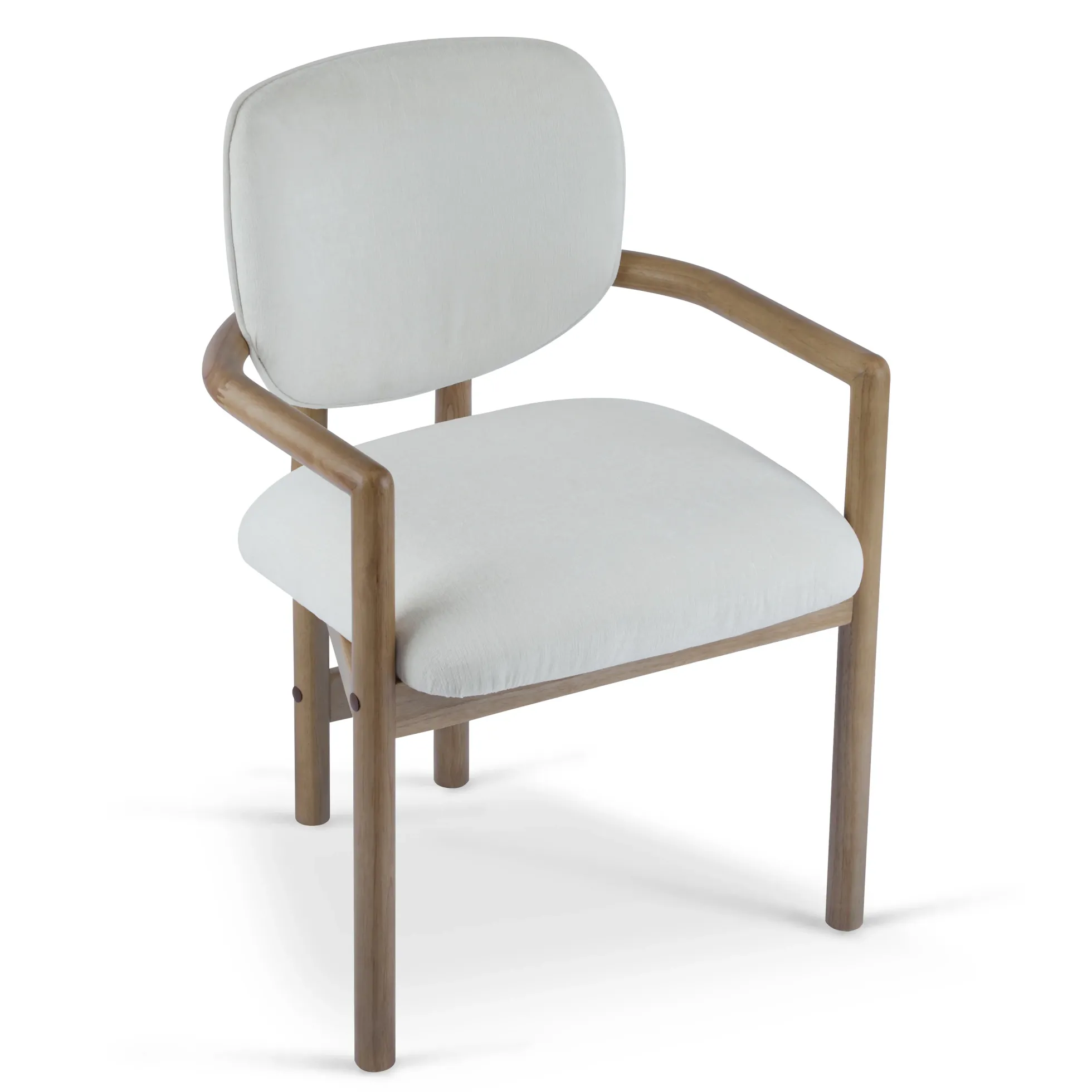 Walker Edison | Modern Wood Upholstered Dining Chairs Set of 2