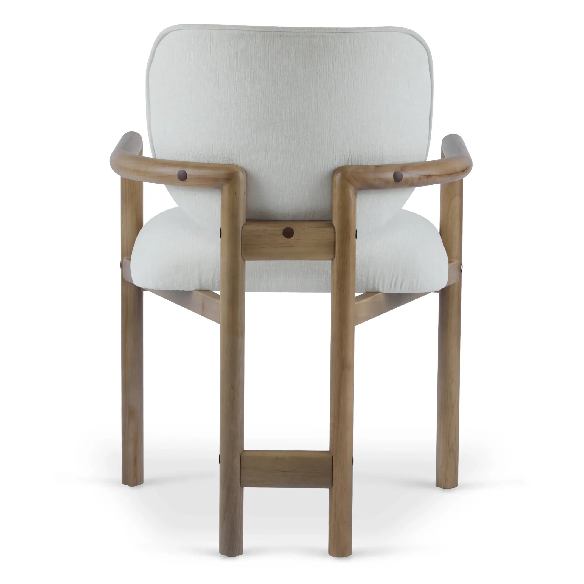 Walker Edison | Modern Wood Upholstered Dining Chairs Set of 2