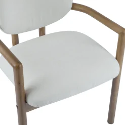Walker Edison | Modern Wood Upholstered Dining Chairs Set of 2