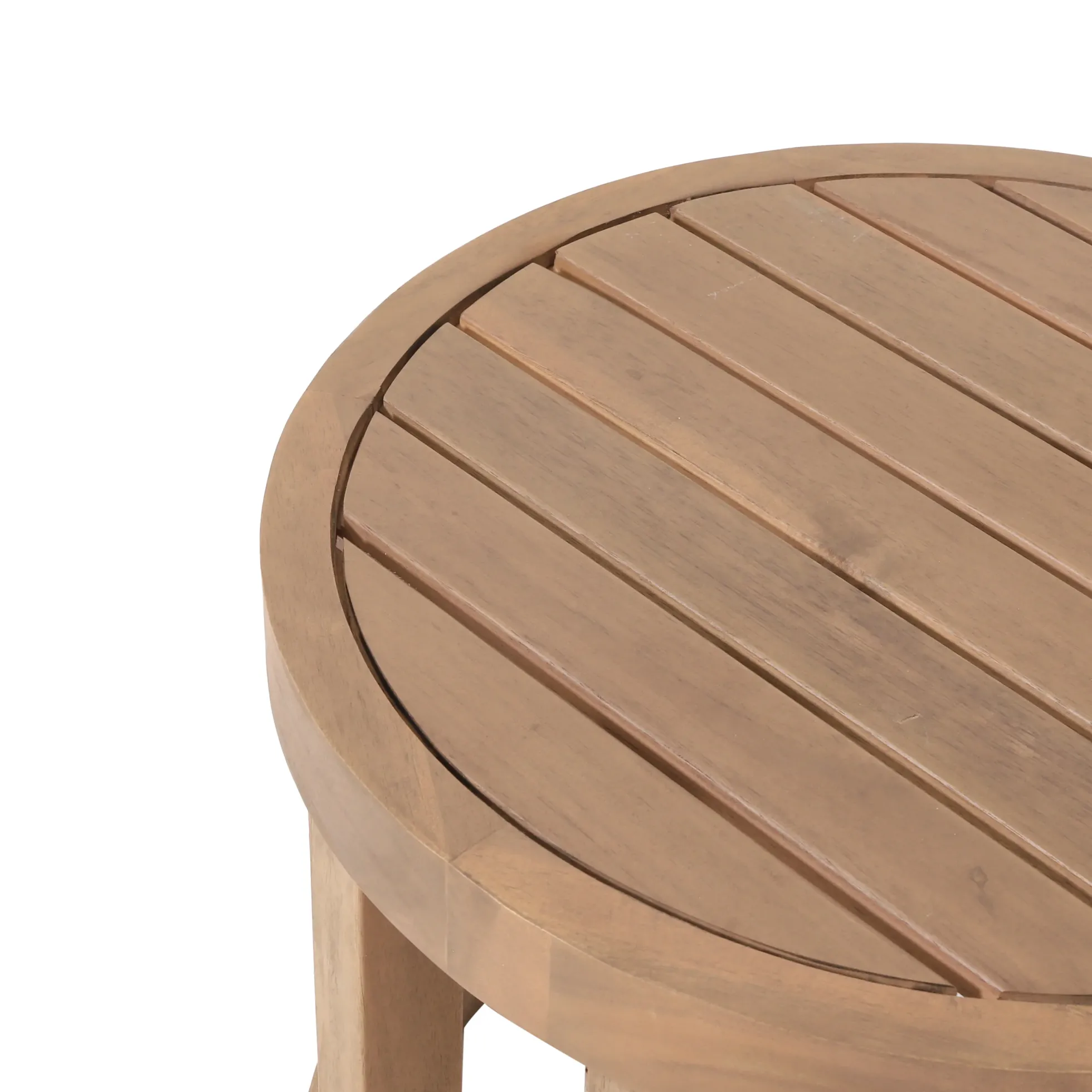 Walker Edison | Outdoor 18' Acacia Wood Side Table