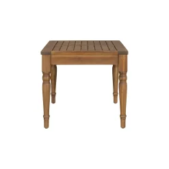 Walker Edison | Outdoor Acacia Wood Patio 4 Piece Sofa Set