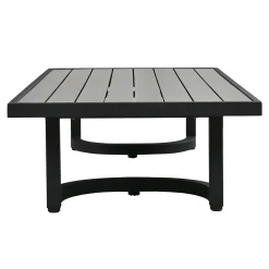 Walker Edison | Outdoor Patio Steel 4 Piece Sofa Set