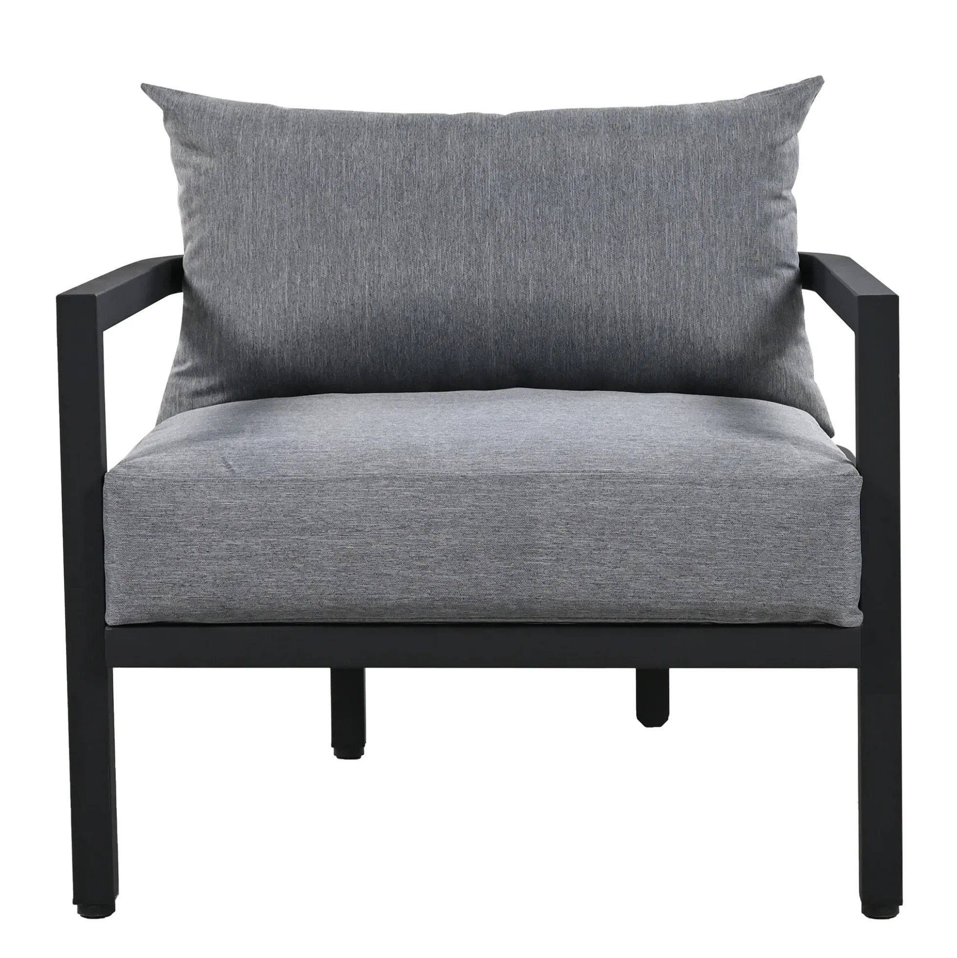 Walker Edison | Outdoor Patio Steel 4 Piece Sofa Set