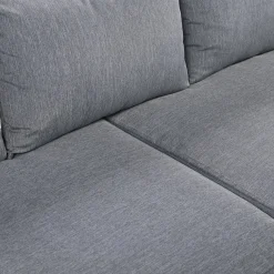 Walker Edison | Outdoor Patio Steel 4 Piece Sofa Set