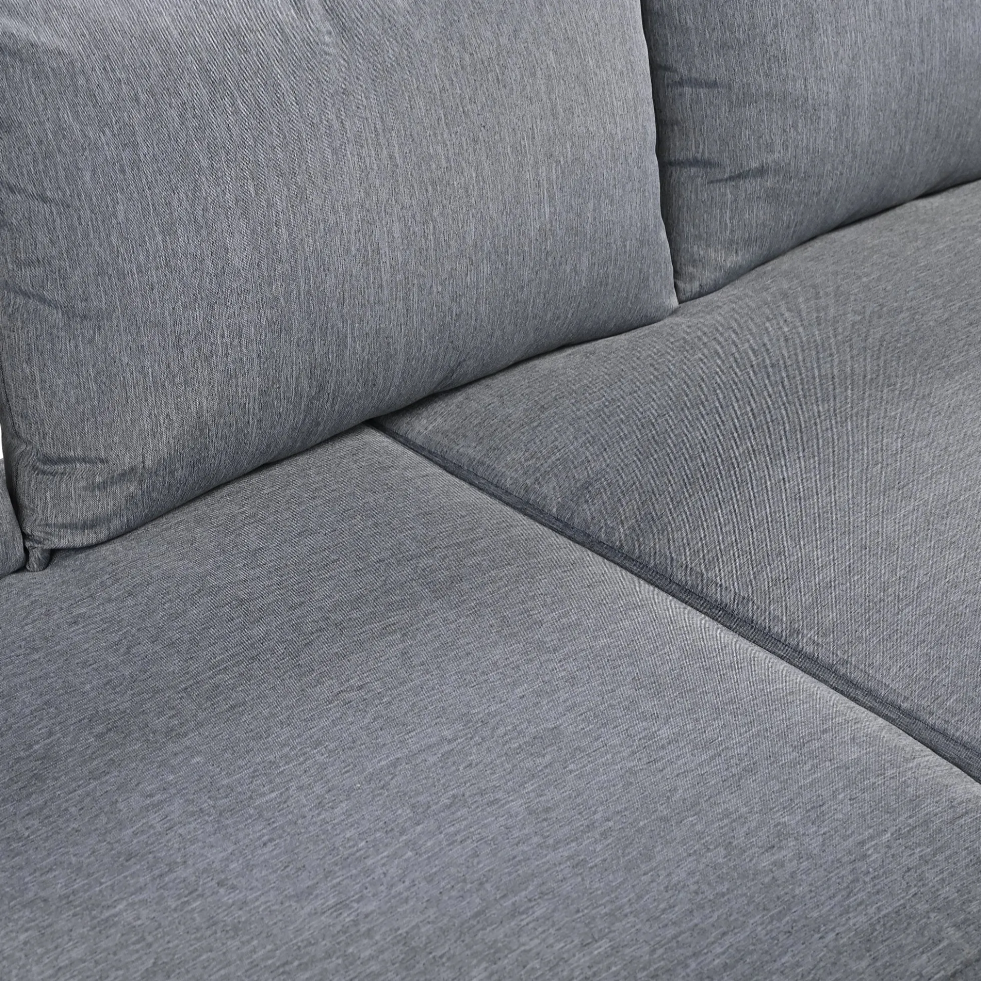 Walker Edison | Outdoor Patio Steel 4 Piece Sofa Set