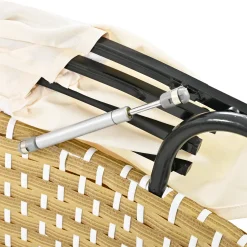 Walker Edison | Outdoor Round Modular Sunbed Sofa Set