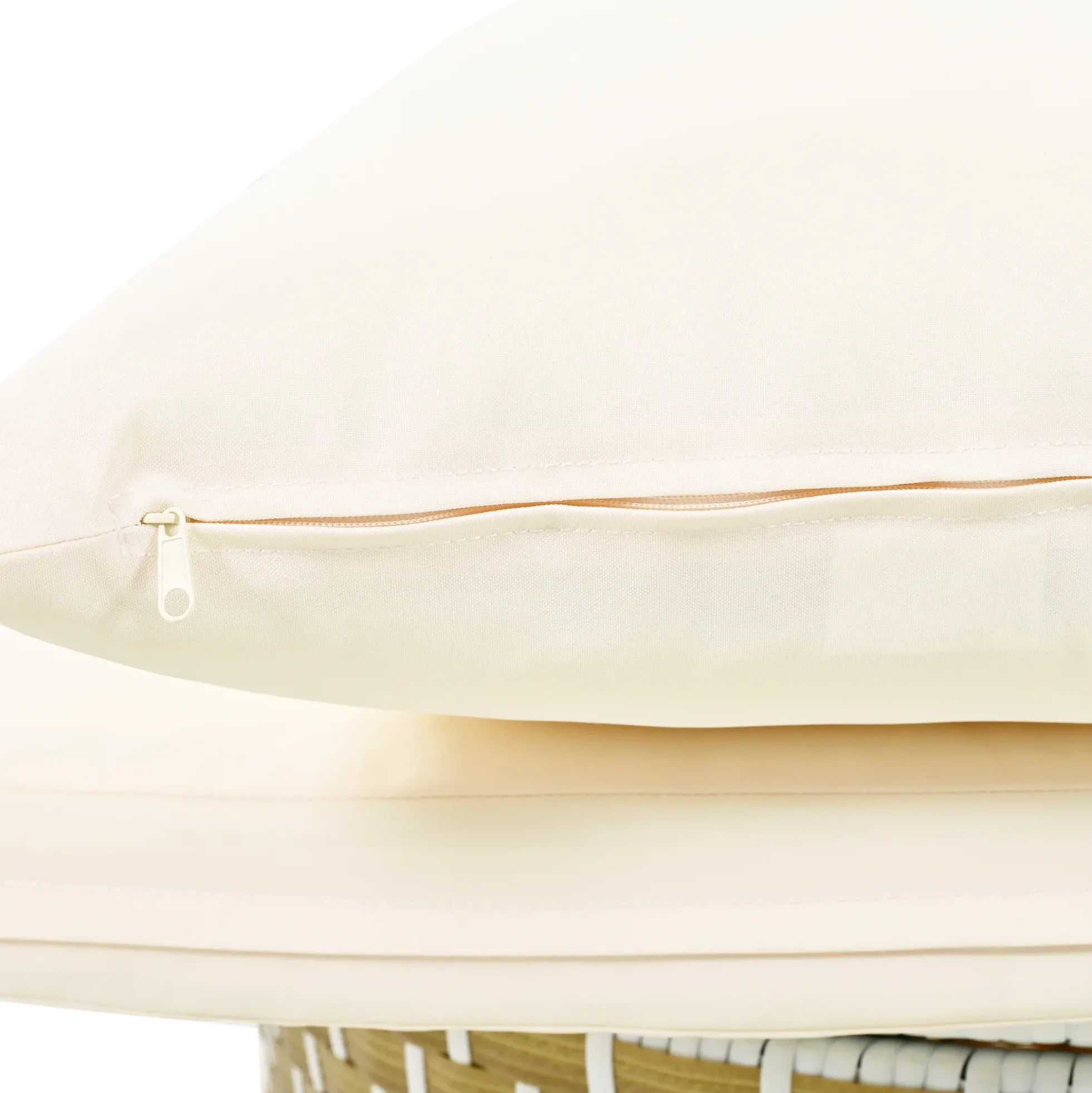 Walker Edison | Outdoor Round Modular Sunbed Sofa Set