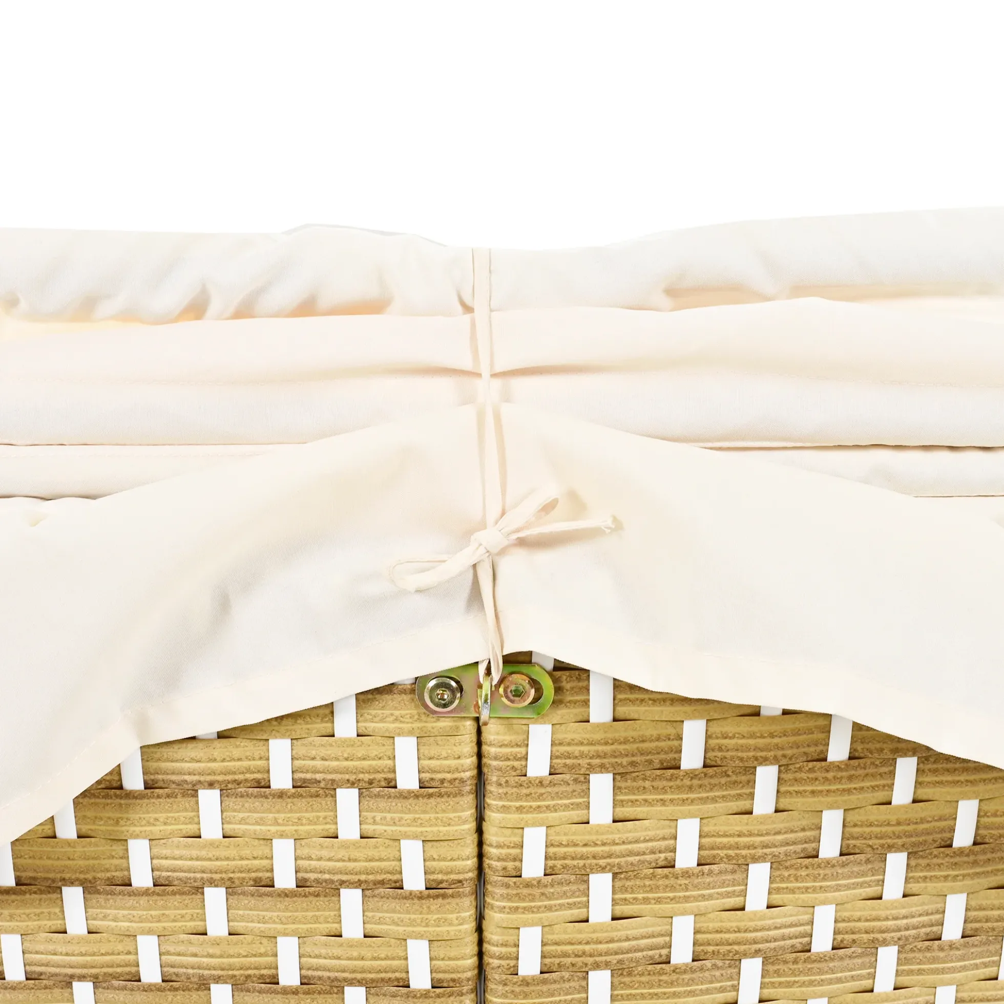 Walker Edison | Outdoor Round Modular Sunbed Sofa Set