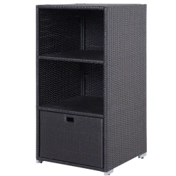 Walker Edison | Outdoor Waterproof Valet Pool Towel Storage Rack