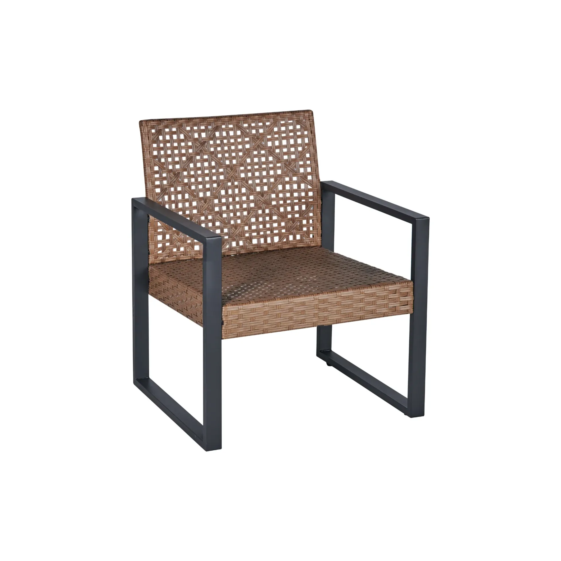 Walker Edison | Outdoor Wicker 4-Piece Patio Furniture Set