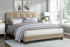 Walker Edison | Queen Velvet Platform Bed