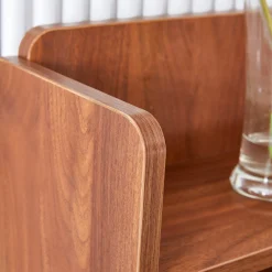 Walker Edison | Rattan Modern Minimalist Entryway Storage Cabinet