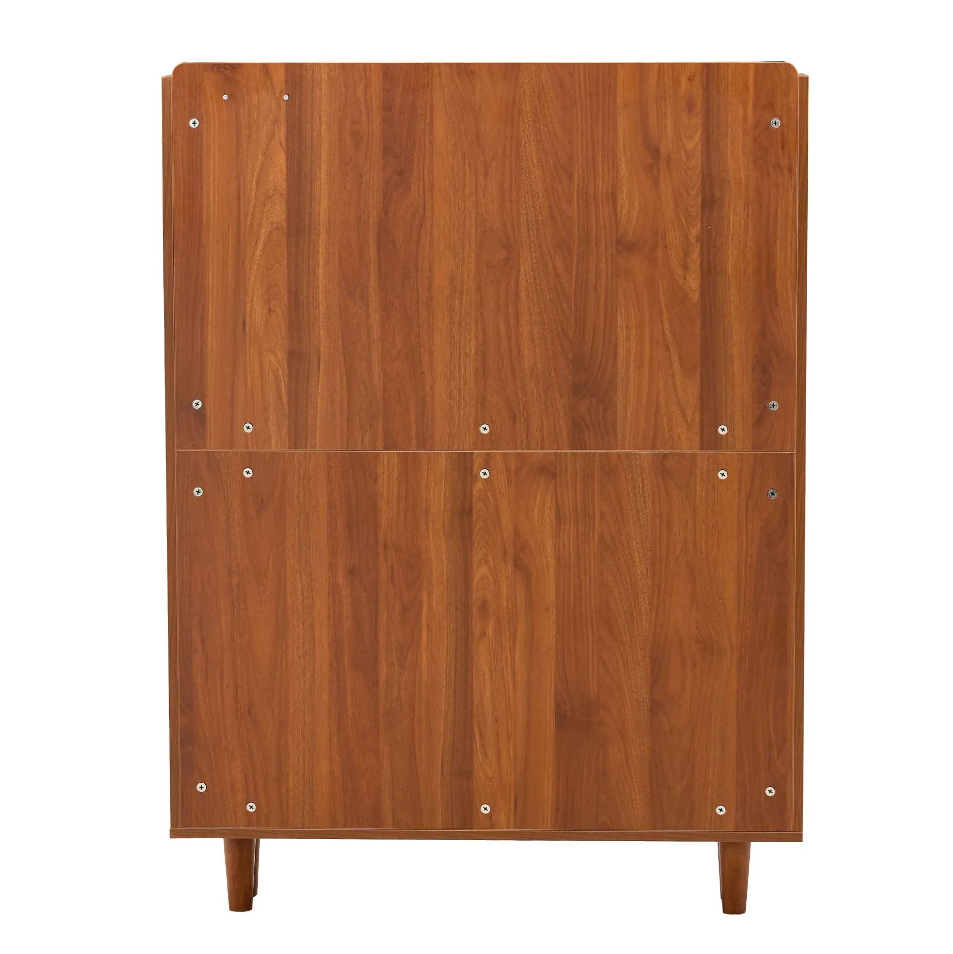 Walker Edison | Rattan Modern Minimalist Entryway Storage Cabinet