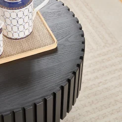 Walker Edison | Reeded Modern Handcraft Coffee Table
