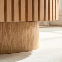 Walker Edison | Reeded Modern Handcraft Coffee Table