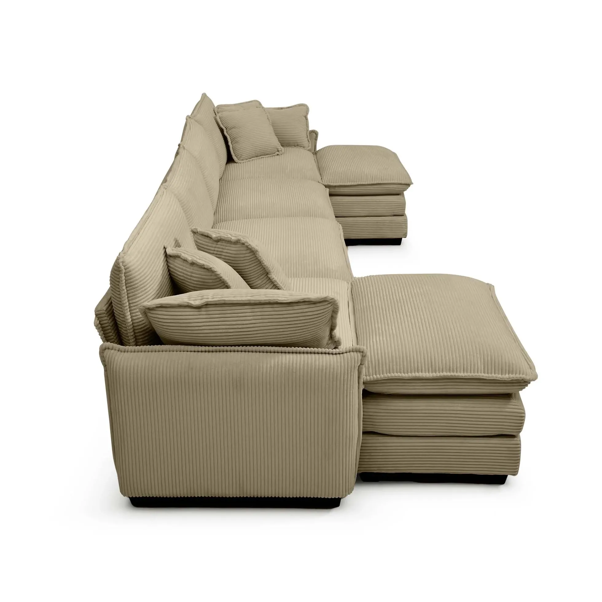 Walker Edison | Retro Chic: Corduroy Couch Cloud Modular Sofa Design
