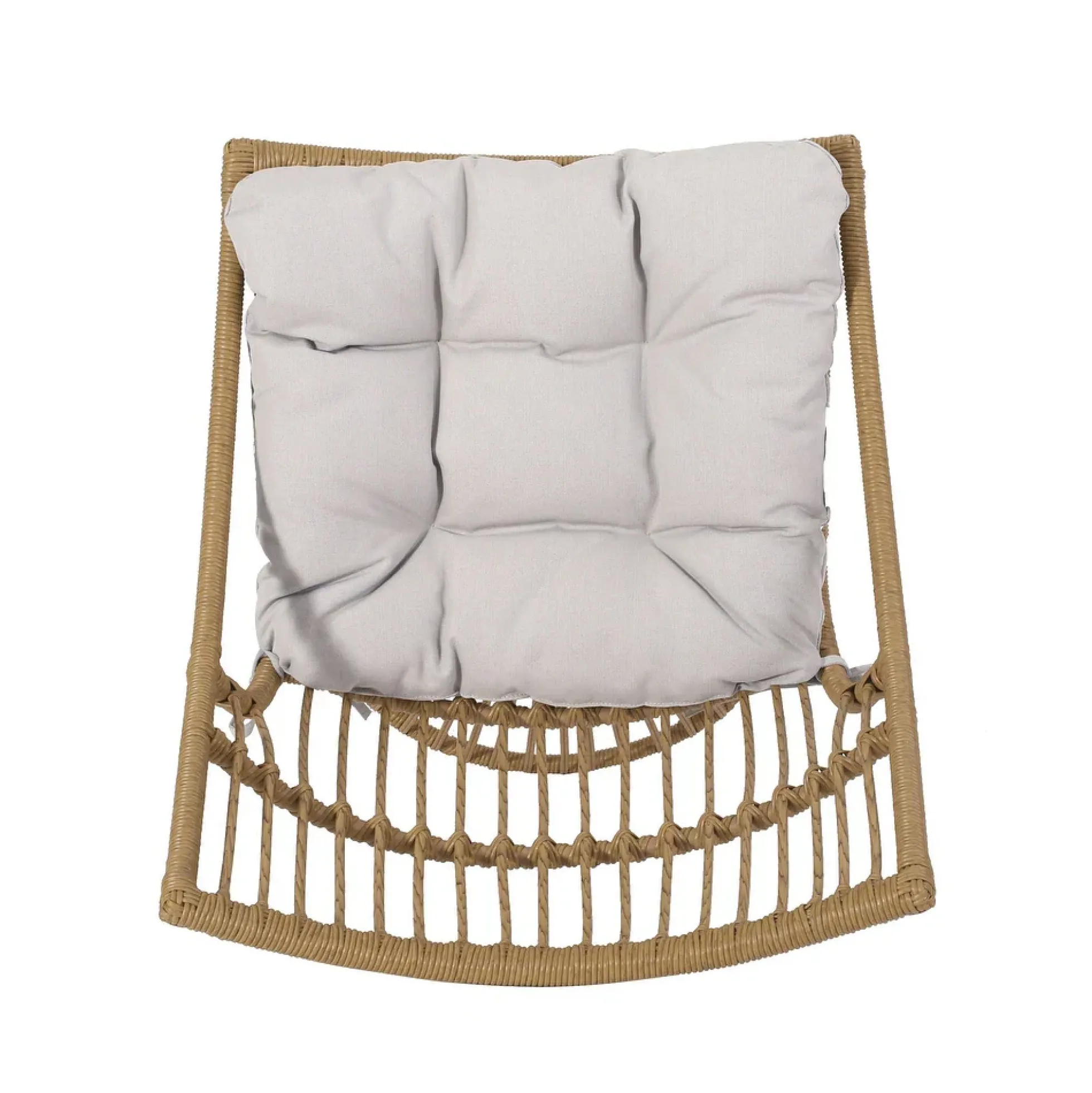 Walker Edison | Retro Wicker Outdoor Chat Set