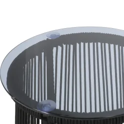 Walker Edison | Rope Weaving Design Outdoor Side Table