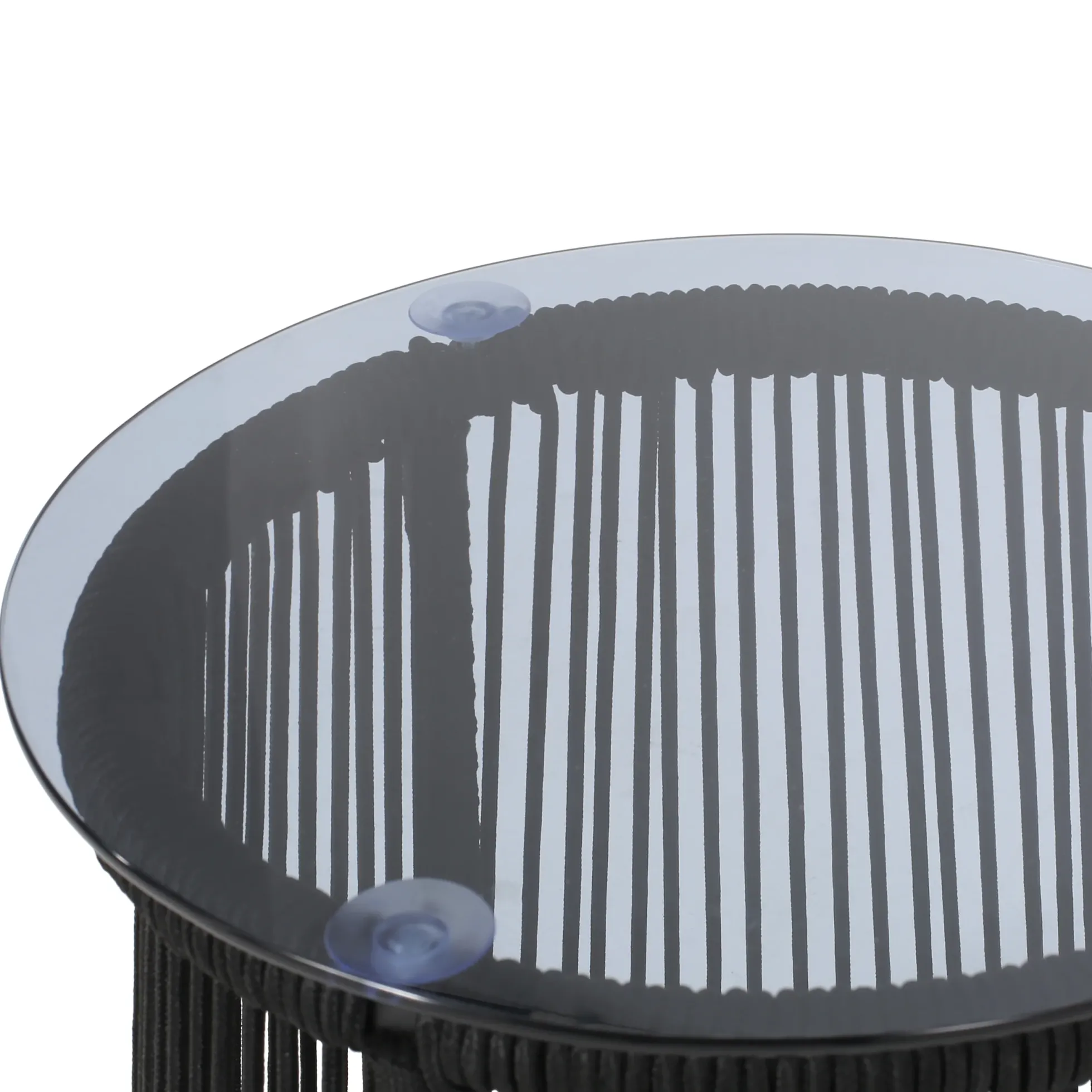 Walker Edison | Rope Weaving Design Outdoor Side Table