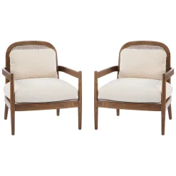 Walker Edison | Set of 2 Mid-Century Modern Accent Chairs