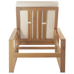Walker Edison | Teak Outdoor Lounge Chairs Set of 2