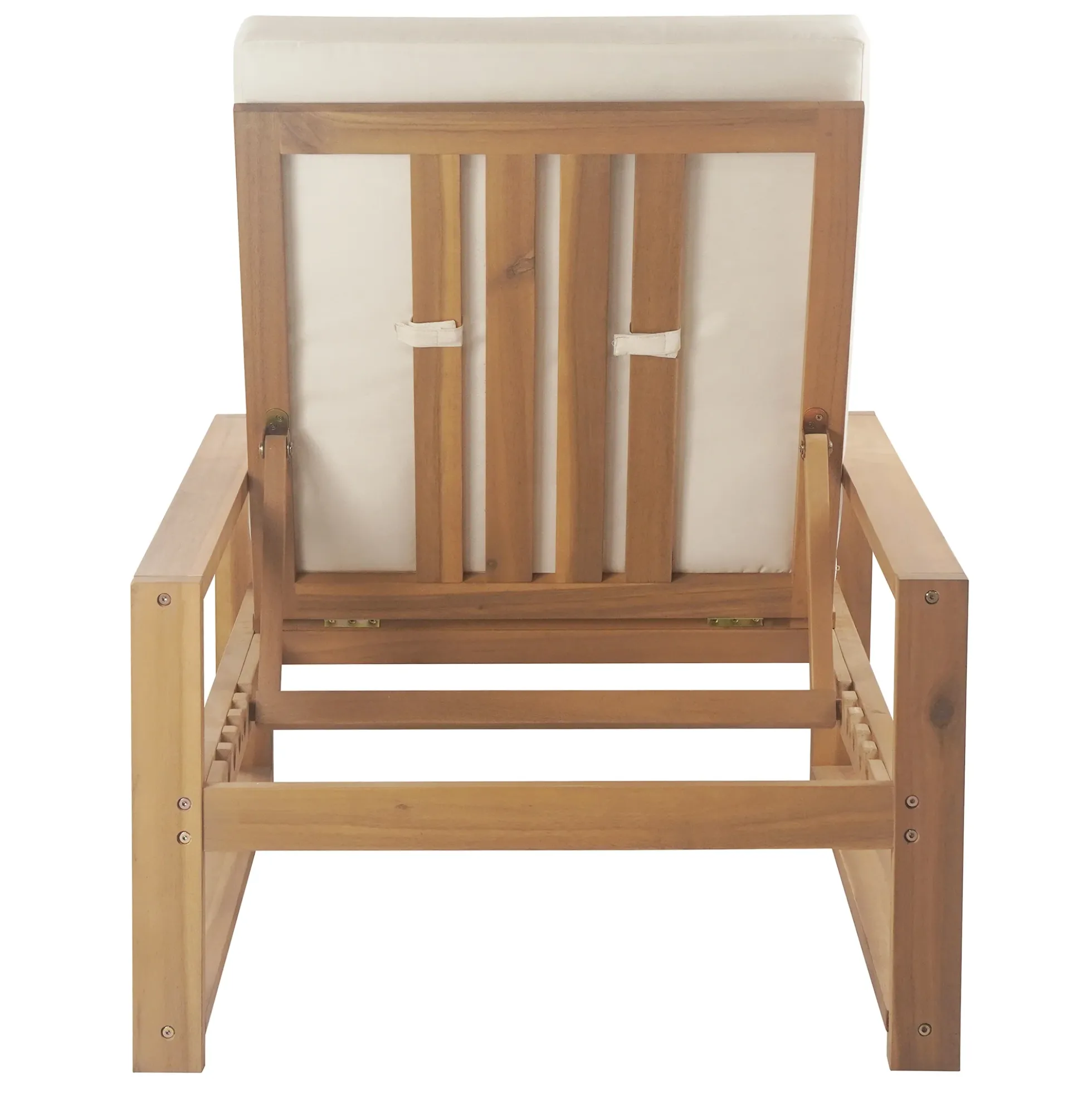 Walker Edison | Teak Outdoor Lounge Chairs Set of 2