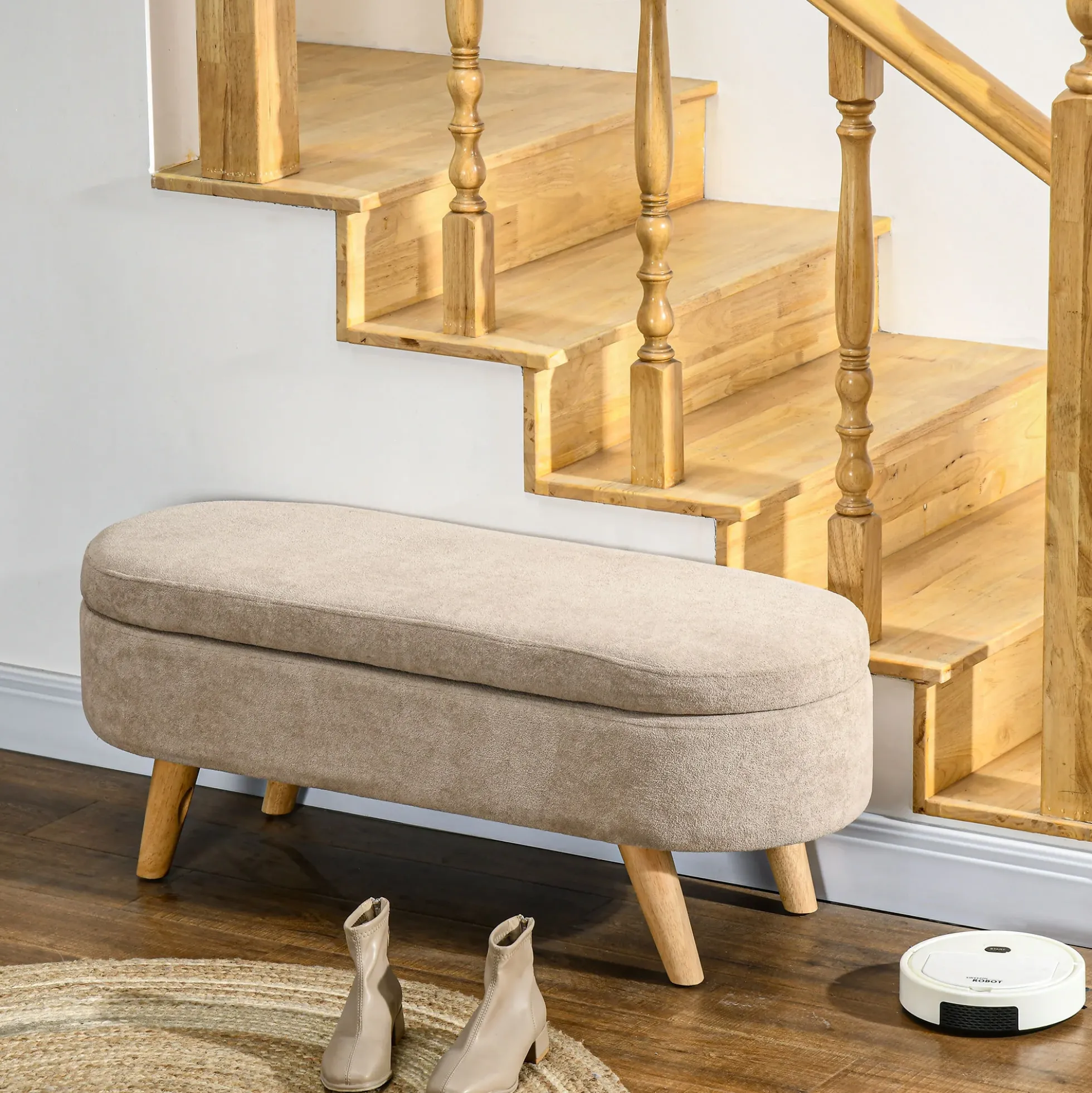 Walker Edison | Teddy Storage Ottoman Bench for any room