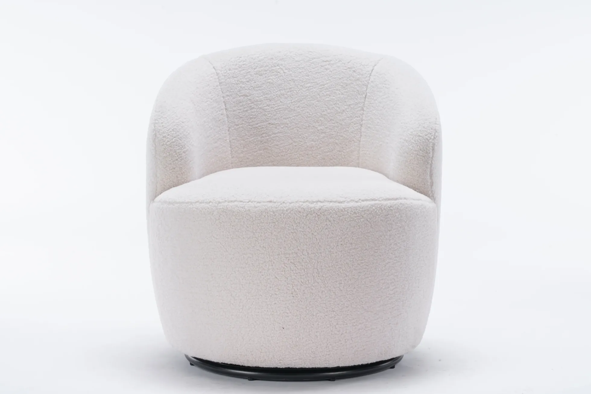 Walker Edison | Teddy Swivel Barrel Accent Armchair Chair
