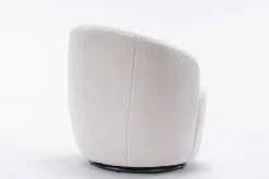 Walker Edison | Teddy Swivel Barrel Accent Armchair Chair
