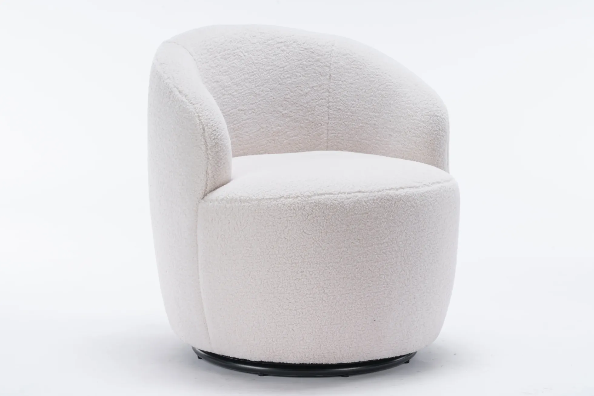 Walker Edison | Teddy Swivel Barrel Accent Armchair Chair