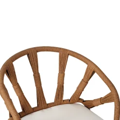 Walker Edison | U Style Contemporary Outdoor Dining Table and Chairs Set