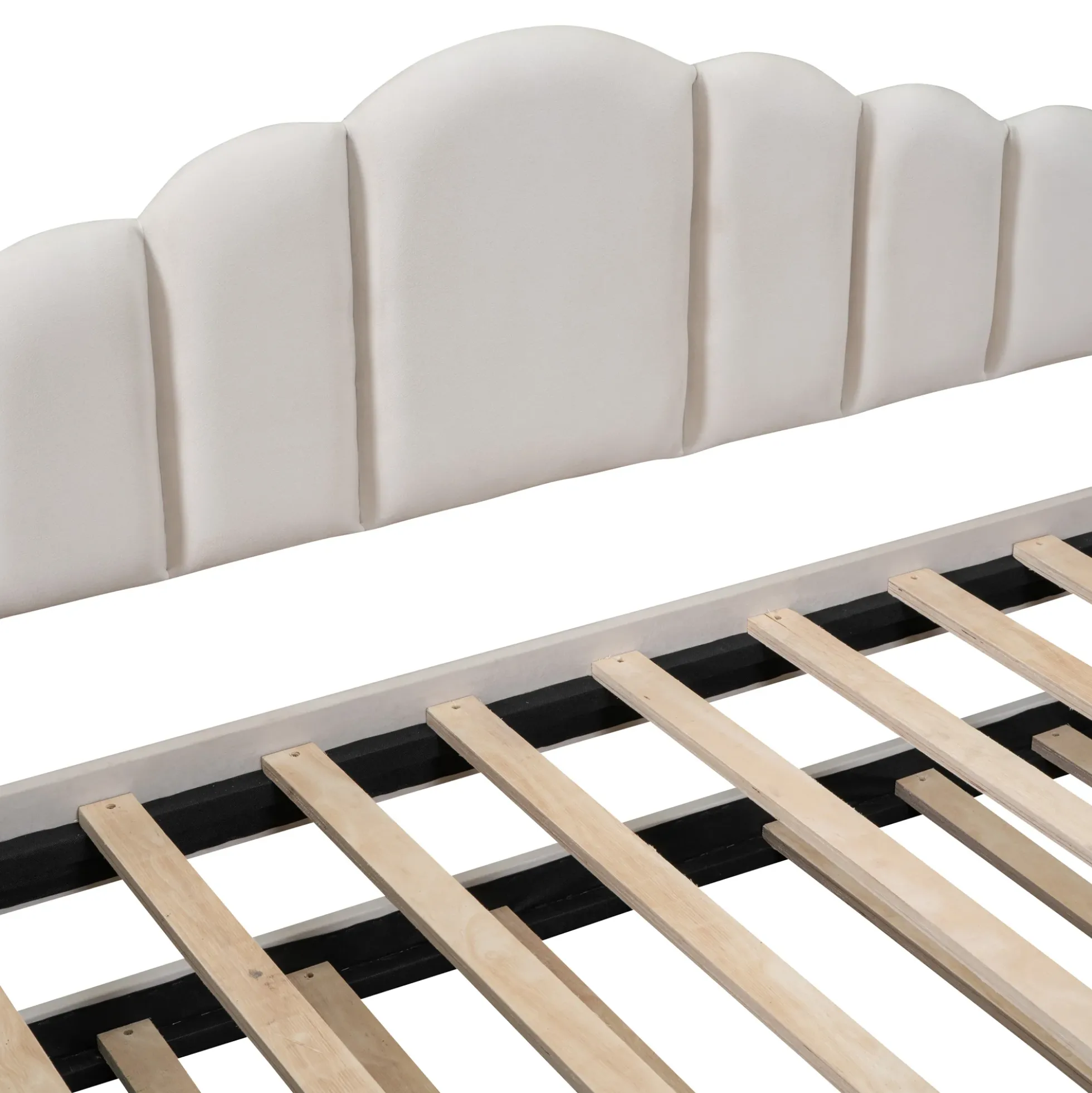Walker Edison | Velvet Twin Size Sofa Bed with Trundle and USB Charging Ports