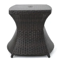 Walker Edison | Wicker Outdoor Patio Coffee Table