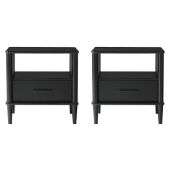 Walker Edison Spindle Transitional 1-Drawer Nightstand
