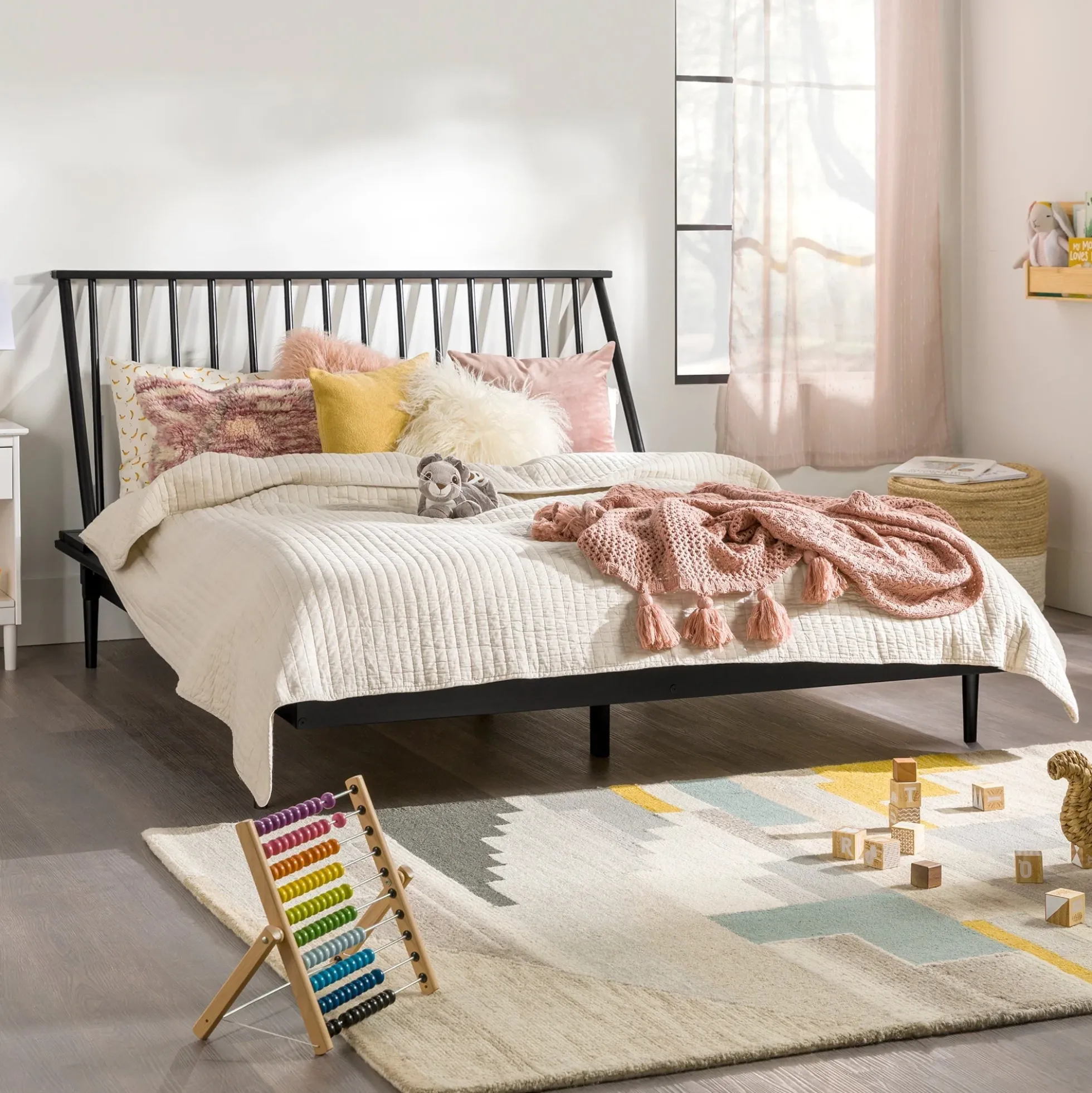 Walker Edison Spindle™ Wood Beds