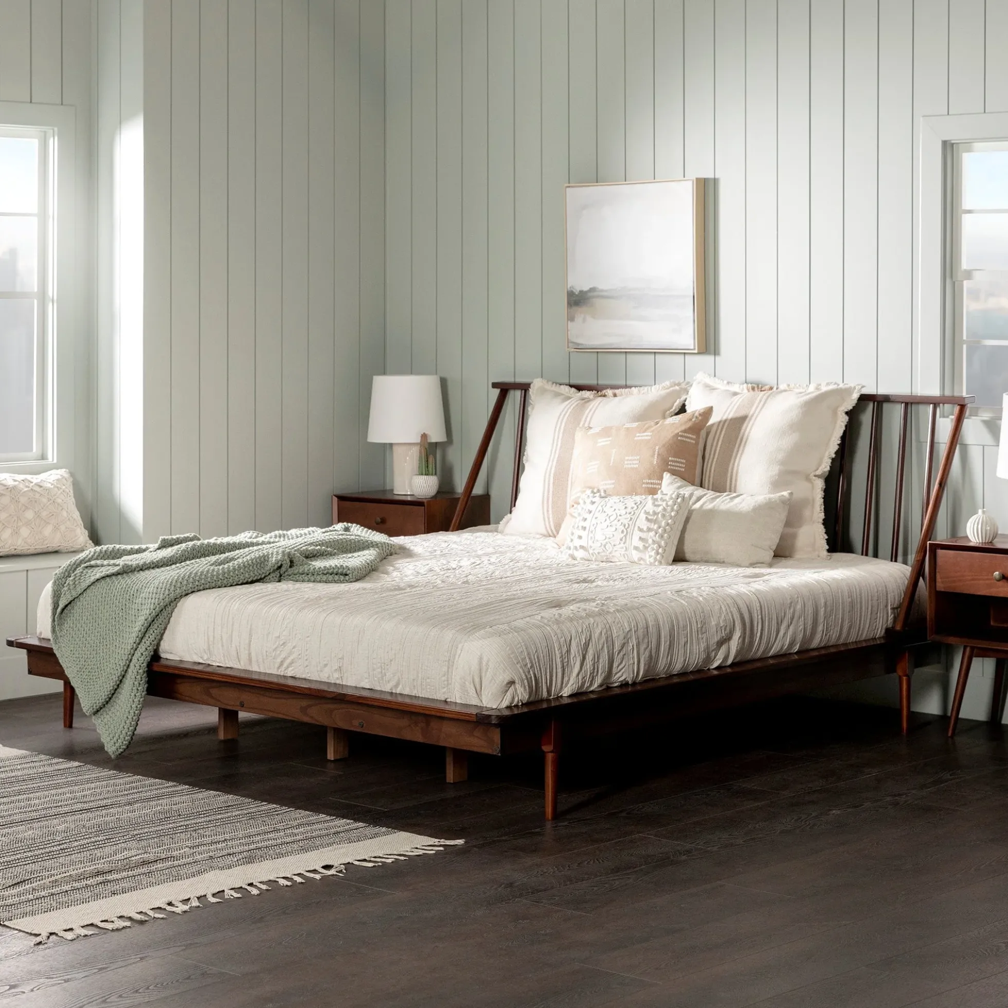 Walker Edison Spindle™ Wood Beds