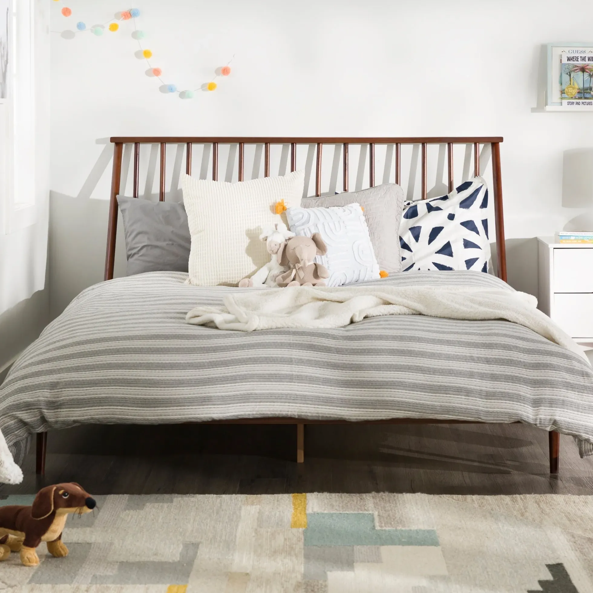 Walker Edison Spindle™ Wood Beds