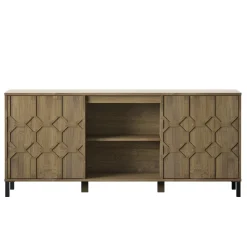 Wood Pattern Design 59' TV Stand Media Console