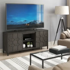Wood Pattern Design 59' TV Stand Media Console