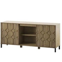 Wood Pattern Design 59' TV Stand Media Console