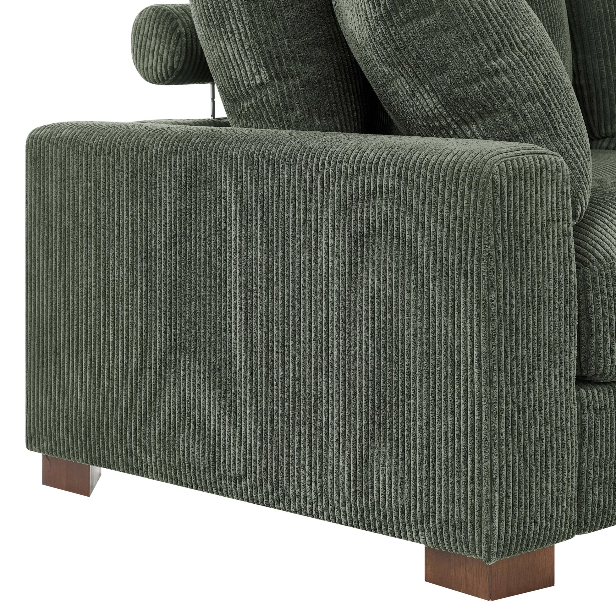 Wynisha Deep Corduroy Sofa Sectional Couch