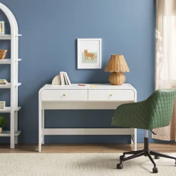 Zoey Modern Curve Design Writing Desk
